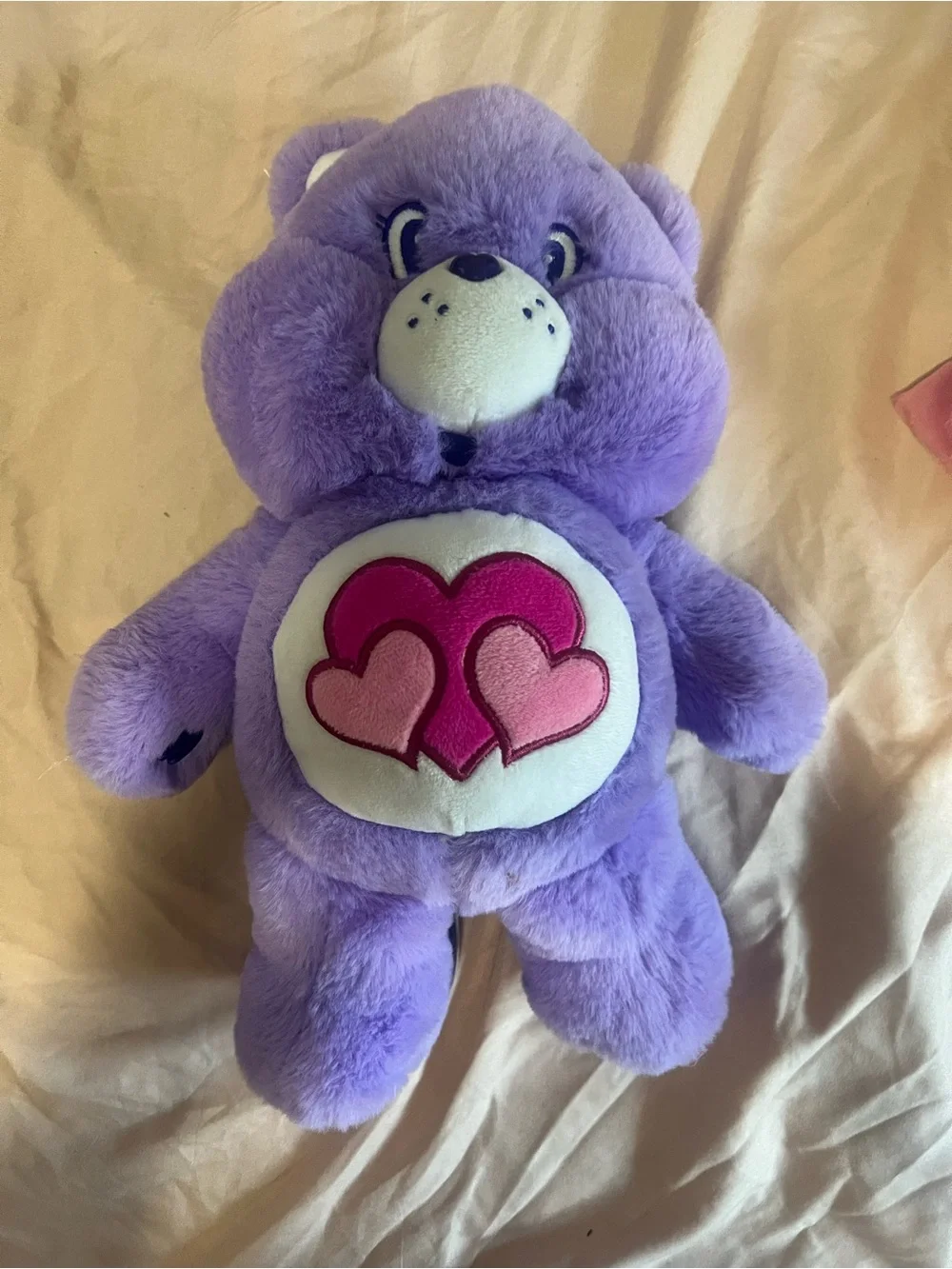 NWOT CareBear Purple Heart Plush Bear Kids Toy